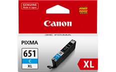 Genuine Canon CLI-651XLC Cyan Ink Cartridge High Yield
